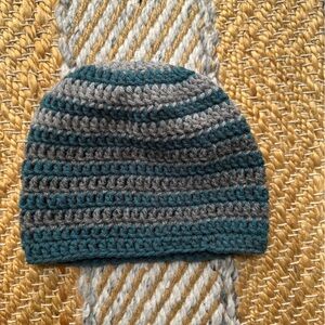 Crochet knit beanie hat